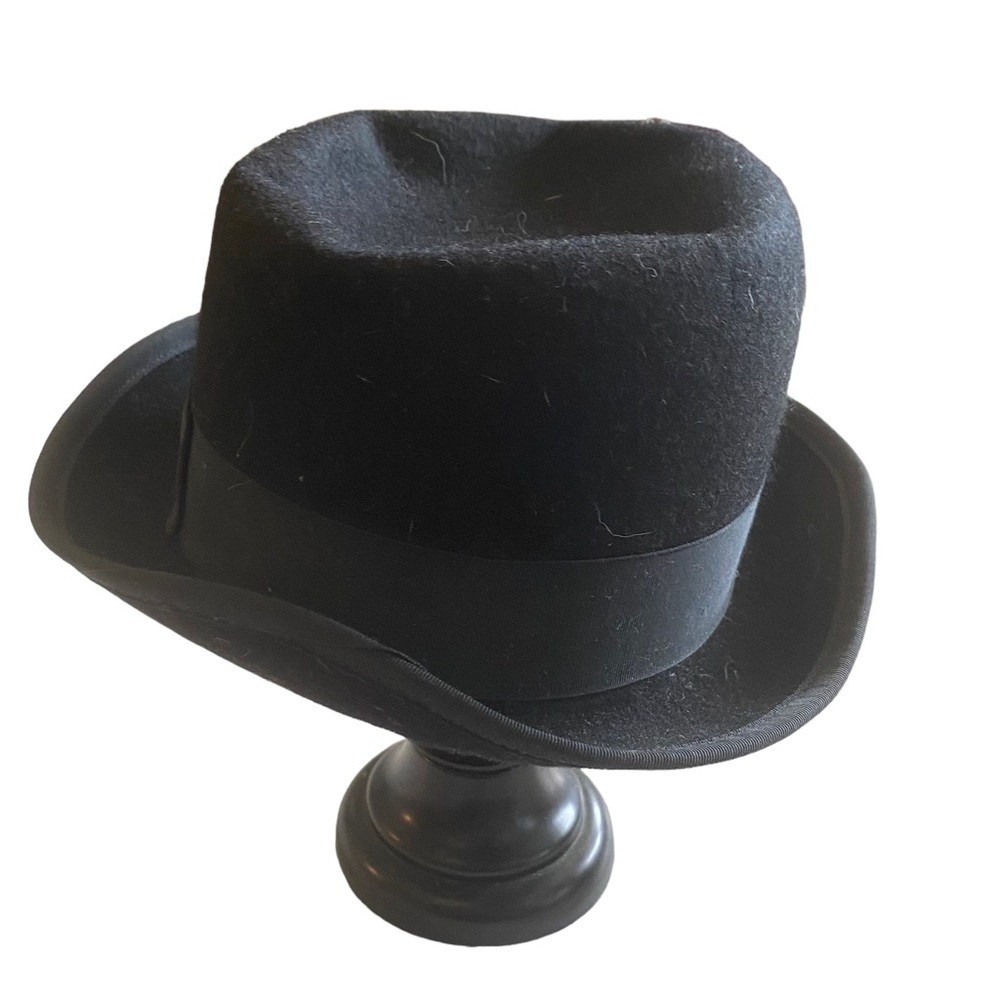 Hats In The Belfry Black Wool Hat Sz Small